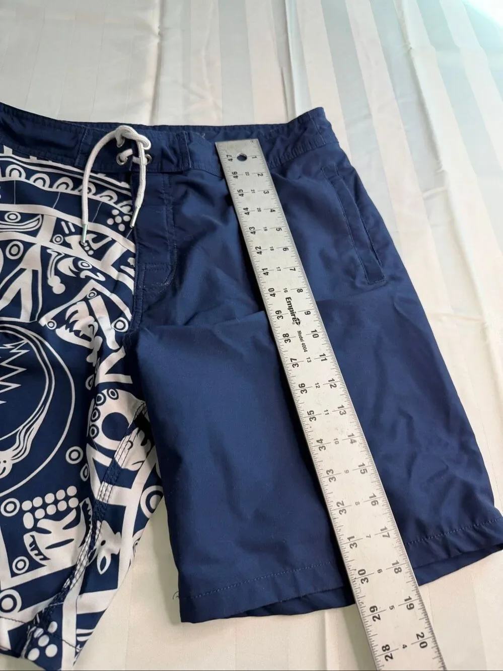 SEC 119 Grateful Dead Steal Your Face Navy Blue Swim Trunks Men’s Size 32